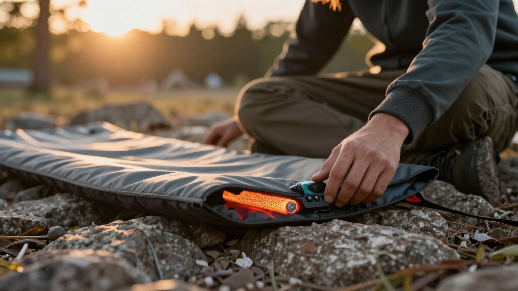 best battery heated camp mat for cold ground