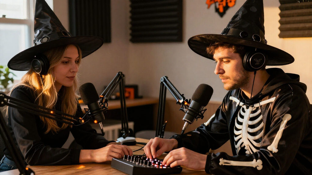 Halloween podcast costumes