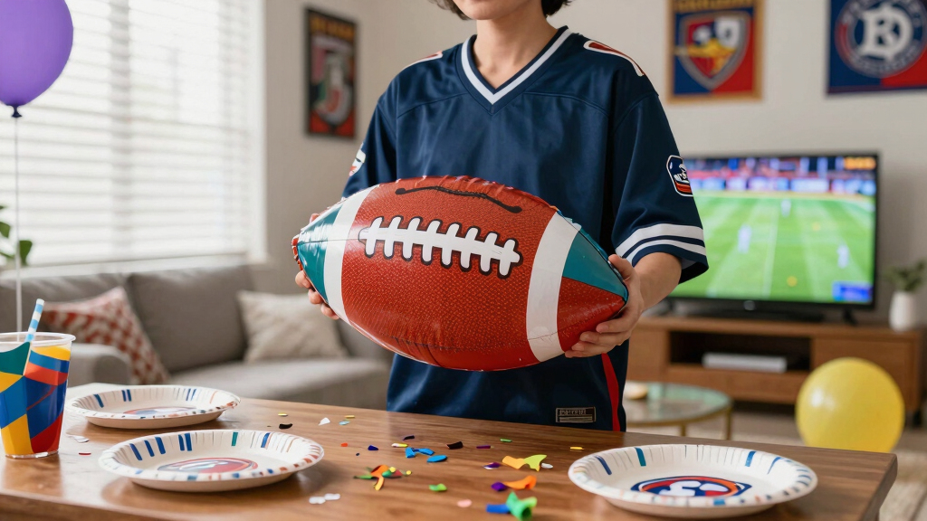 sports-themed party supplies