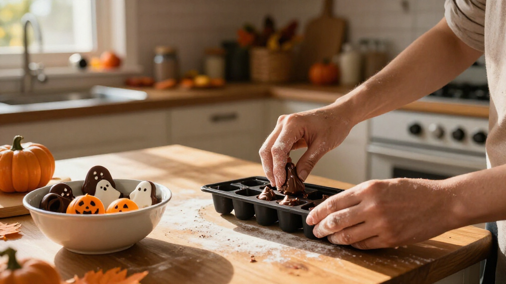 Halloween candy molds