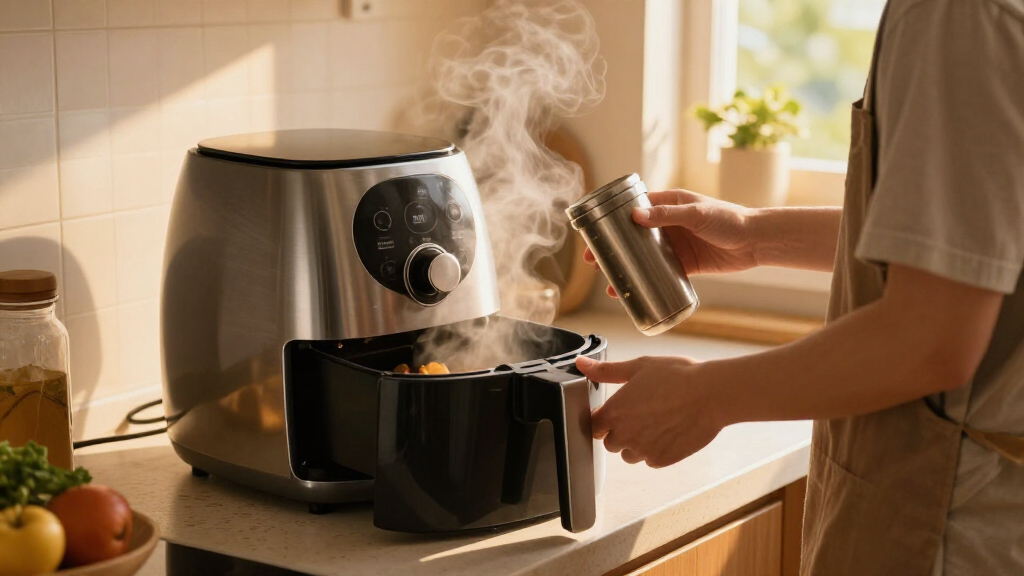 air fryer with shake reminder
