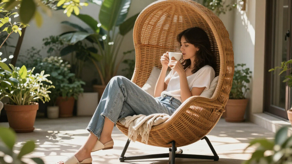outdoor egg chair