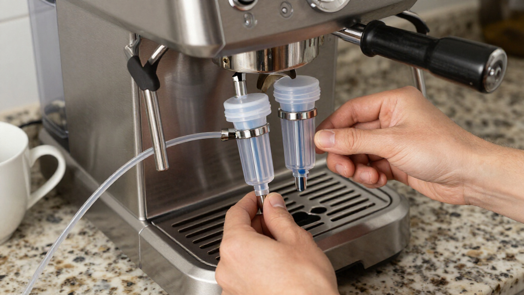 inline water filter kit for espresso machine for coffee station