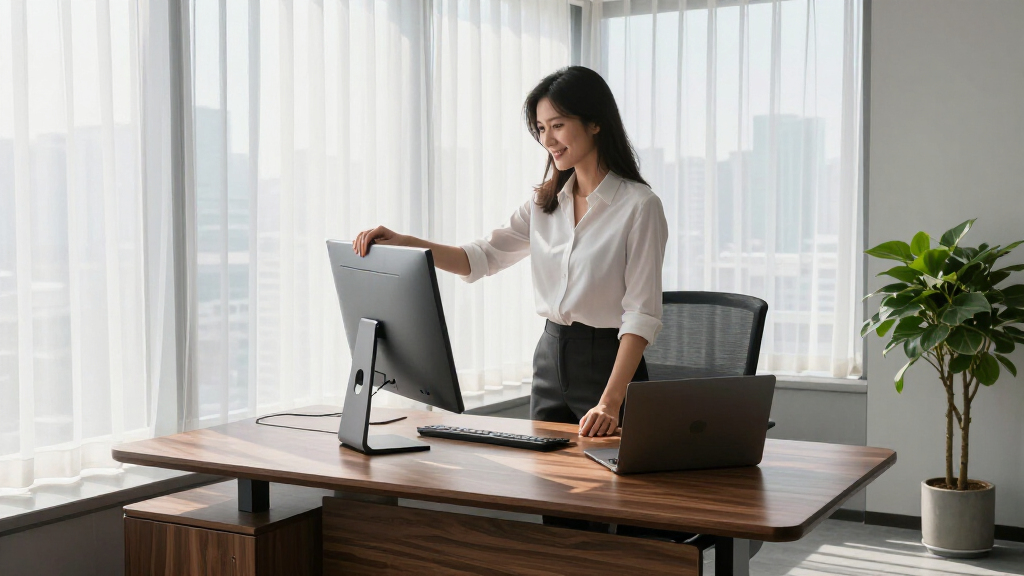 l shaped standing desks for corner offices
