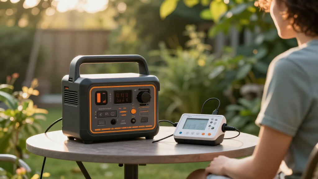 emergency power supply for medical equipment