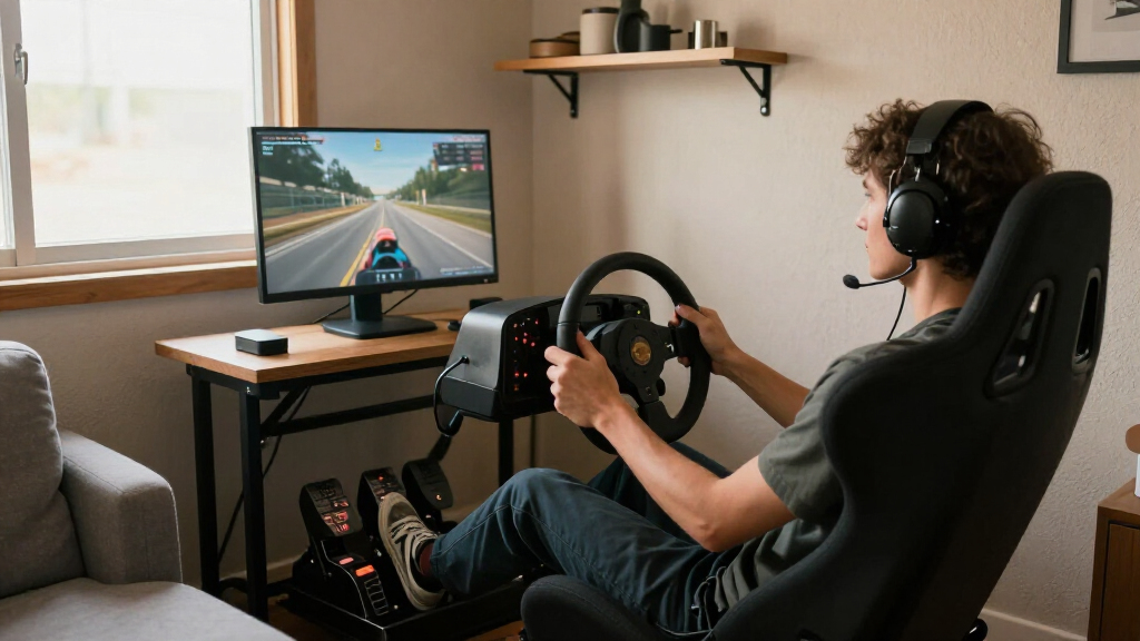 sim racing gear for small spaces