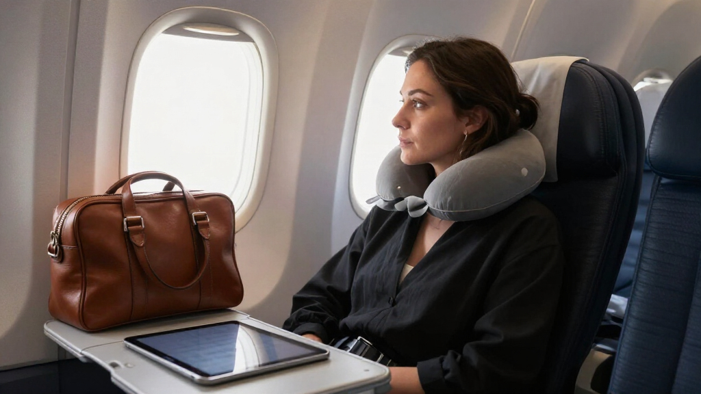 best high end travel pillow for flights