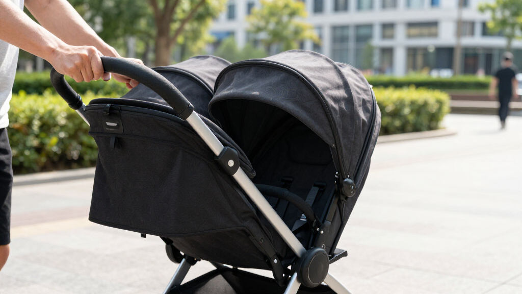 double stroller premium