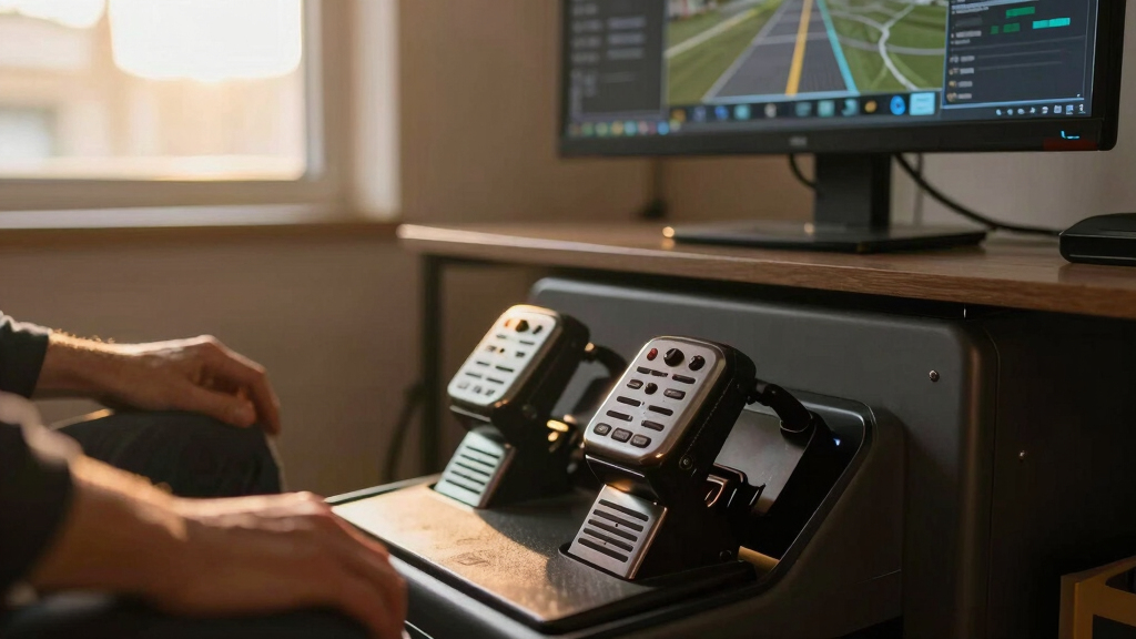 best rudder pedals for VR flight sim