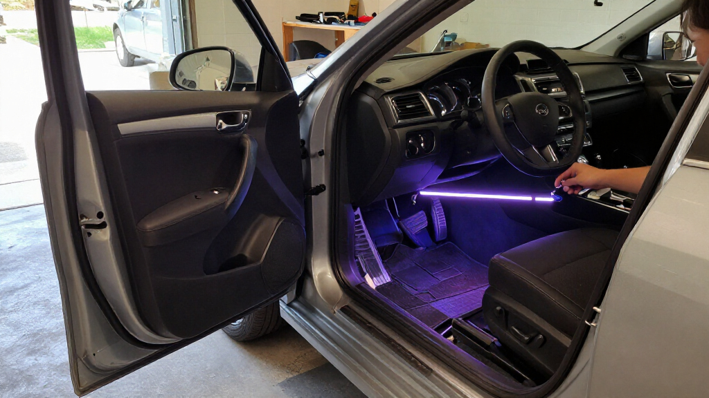 aftermarket car floor lighting