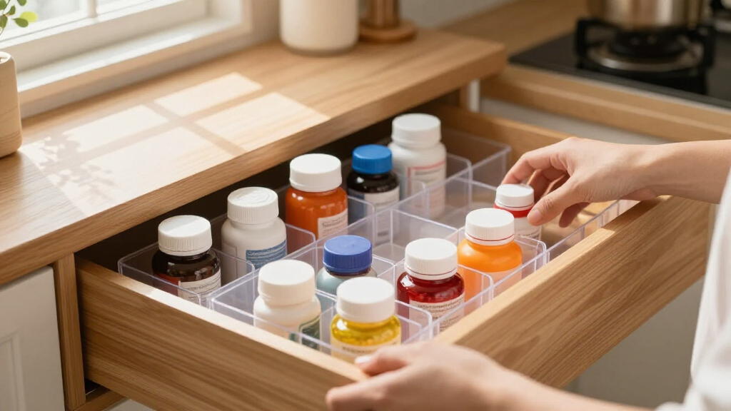 vitamin and supplement organizers