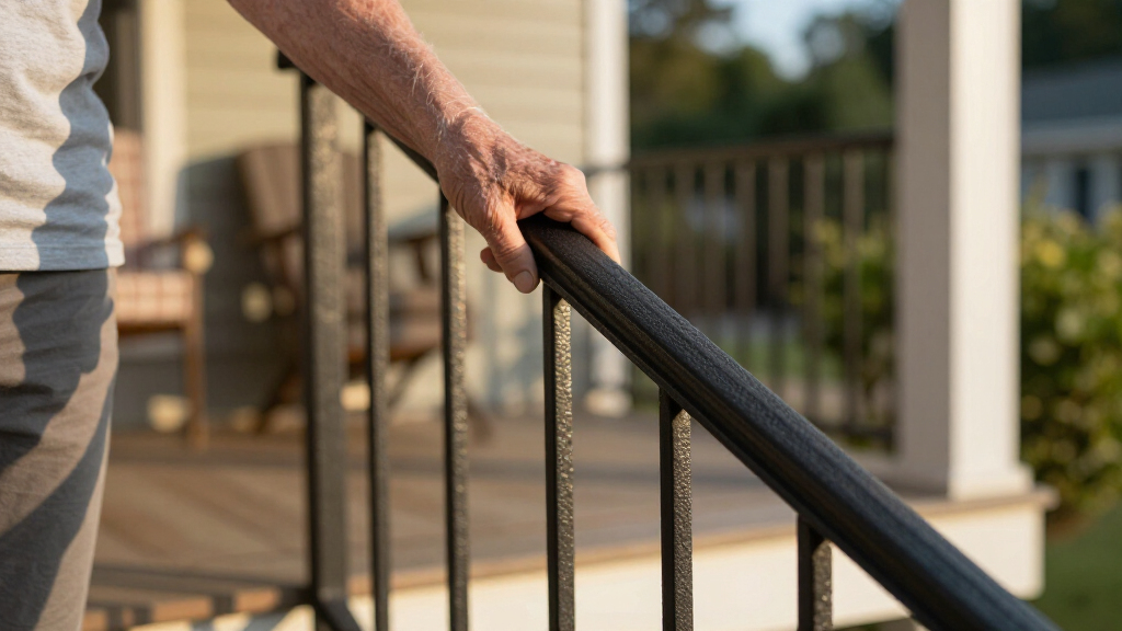 best outdoor handrails for porch steps