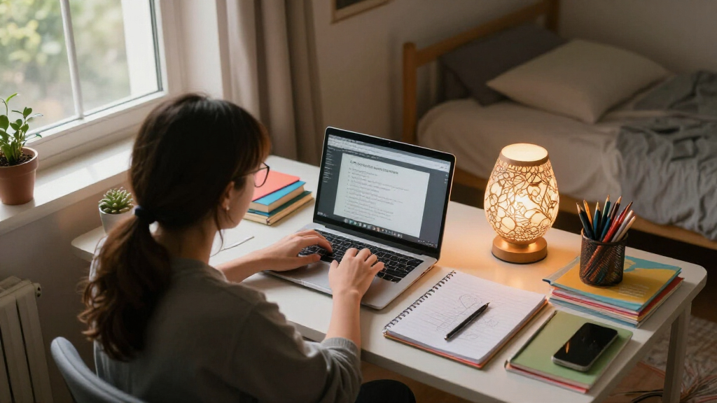 decorative desk lamps for students
