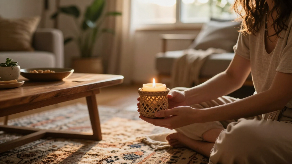 boho candle holders