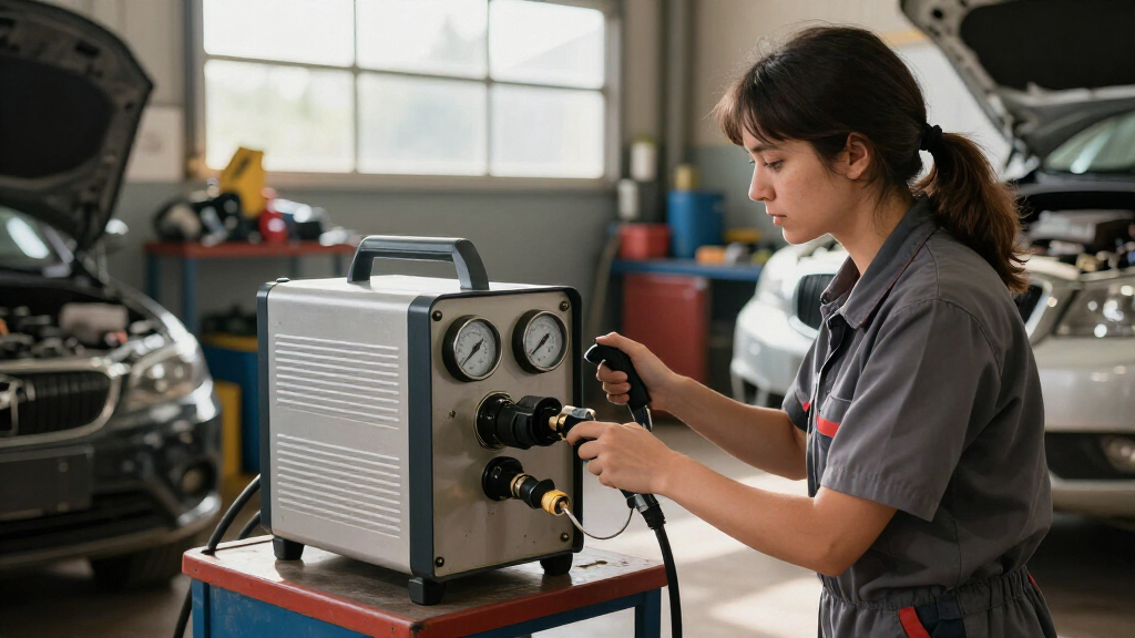 ac refrigerant recovery machine