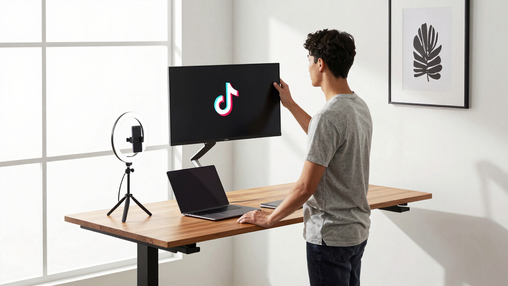 best standing desks for TikTok creators