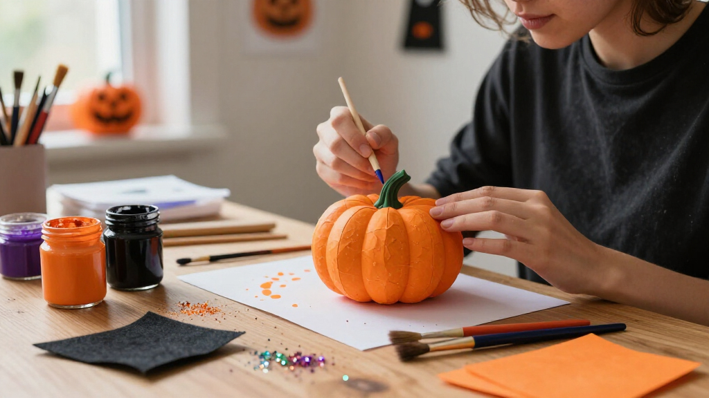 Halloween art supplies