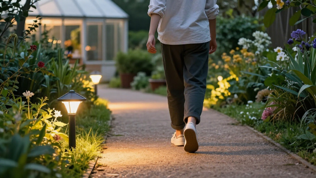 solar garden pathway lights