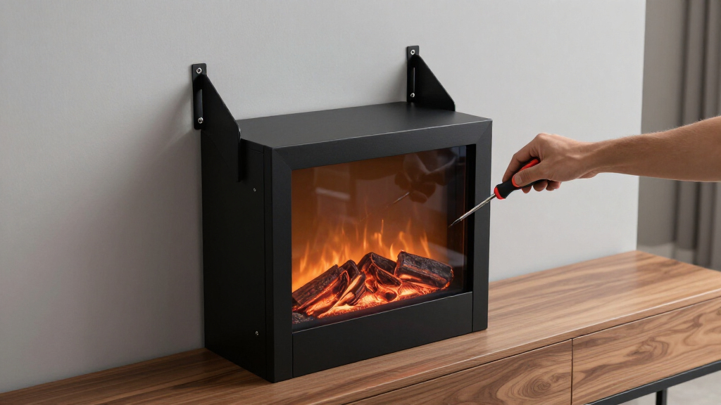 wall mounted electric fireplace