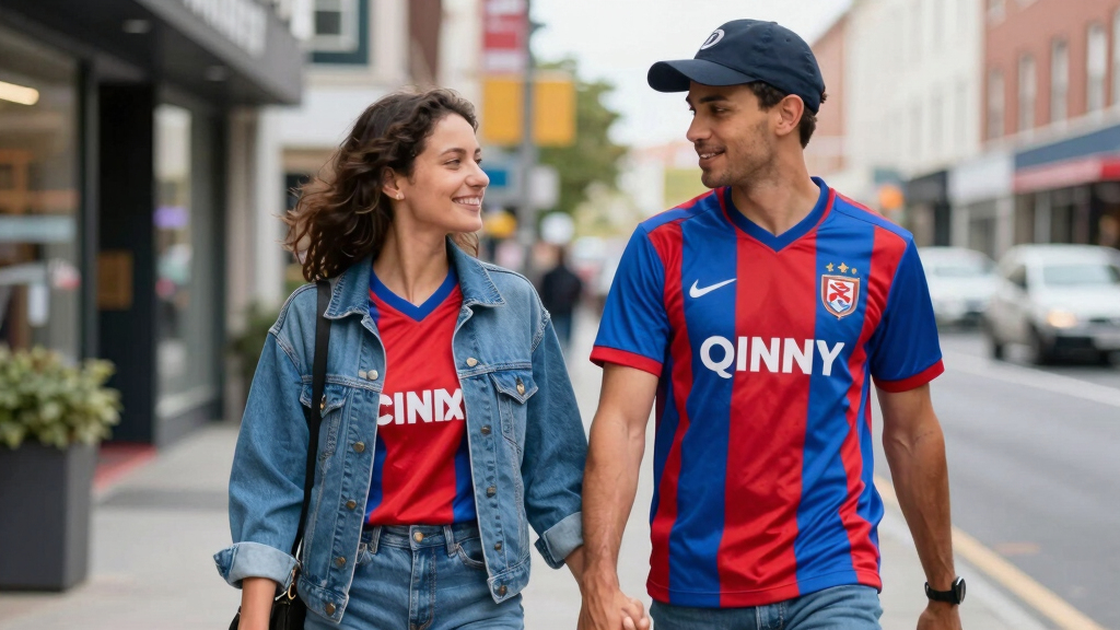 couples matching soccer jerseys
