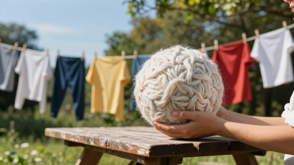 Wool dryer balls large