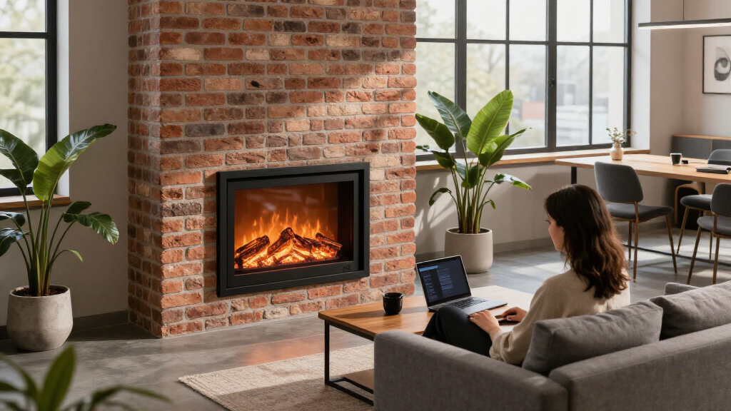 best electric fireplace for office studio