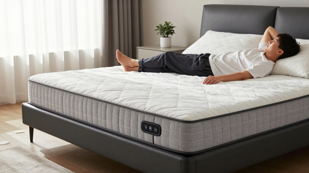 best adjustable split king base with massage