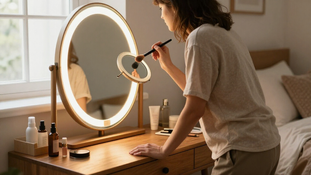best vanity mirror with lights and magnification