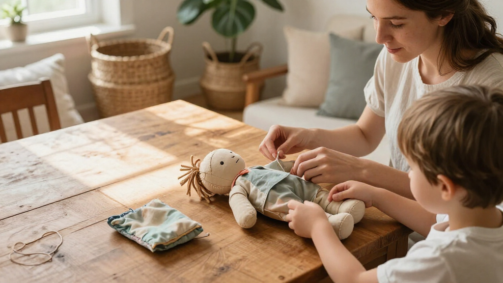 organic cotton waldorf doll