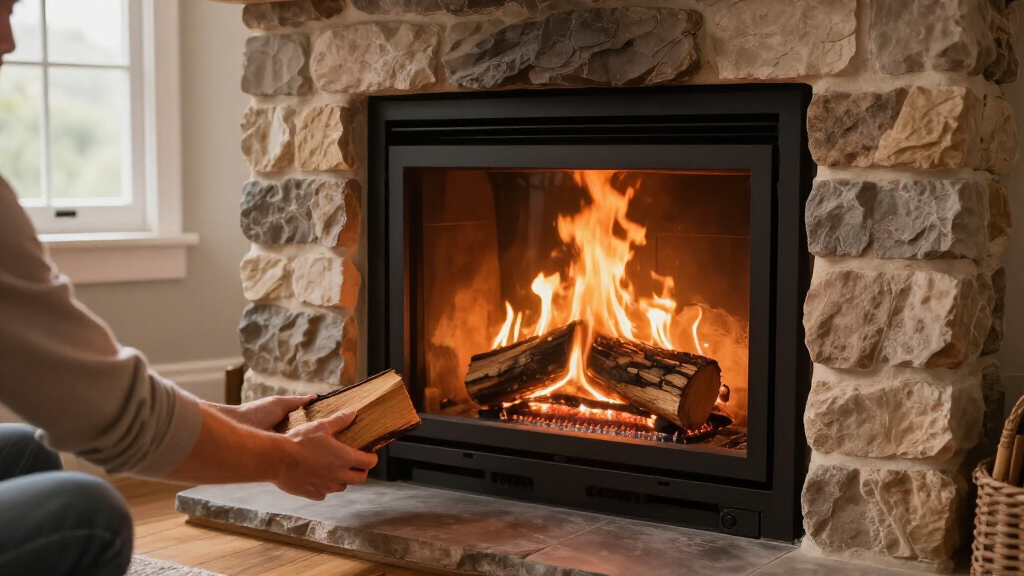 high btu wood fireplace inserts