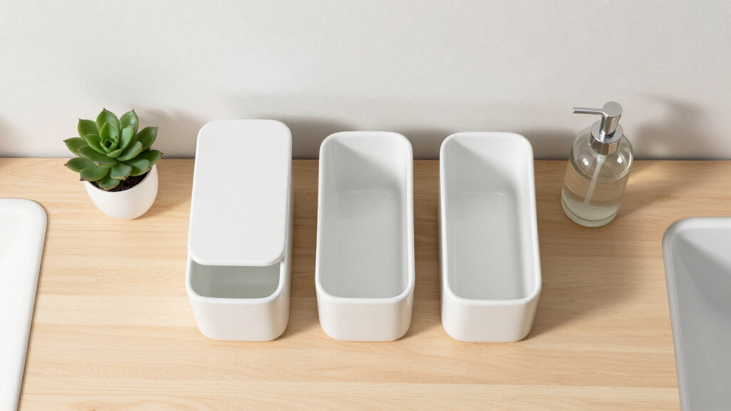 best renter-friendly bathroom storage
