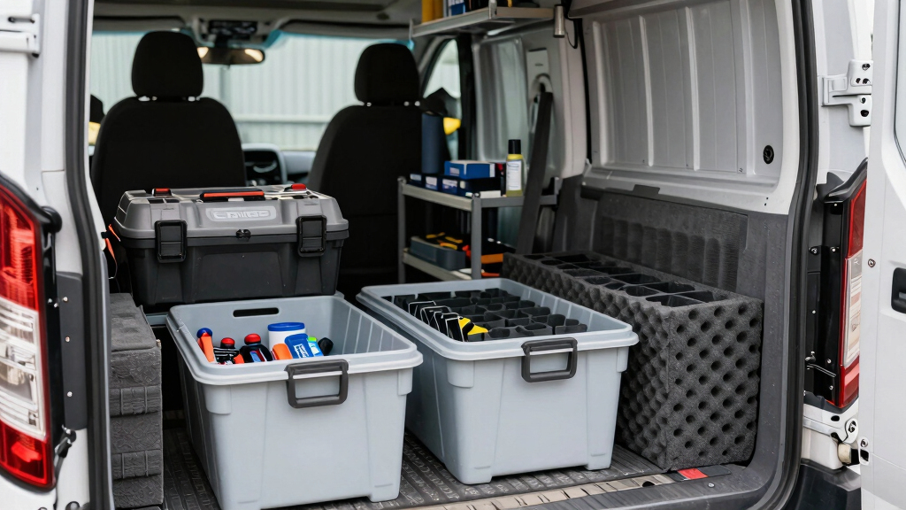 ford transit cargo organizers