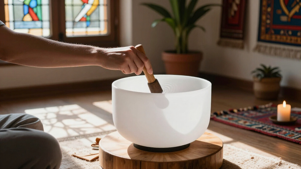 crystal singing bowls