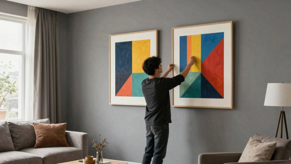 modern accent wall art