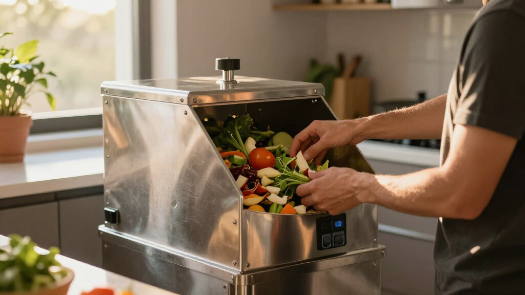 high capacity indoor composting machine