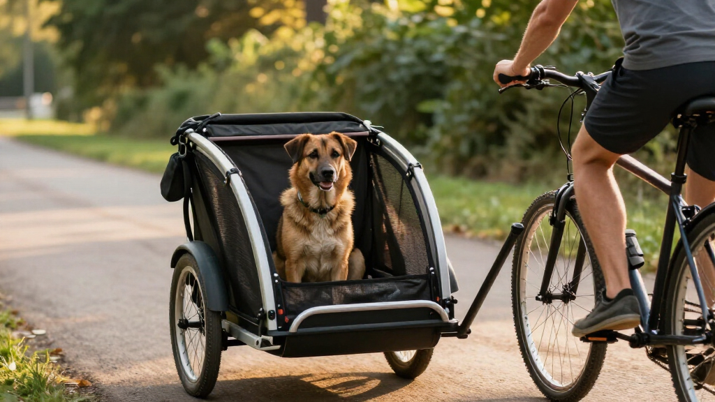 dog trailer for bikes for large dogs