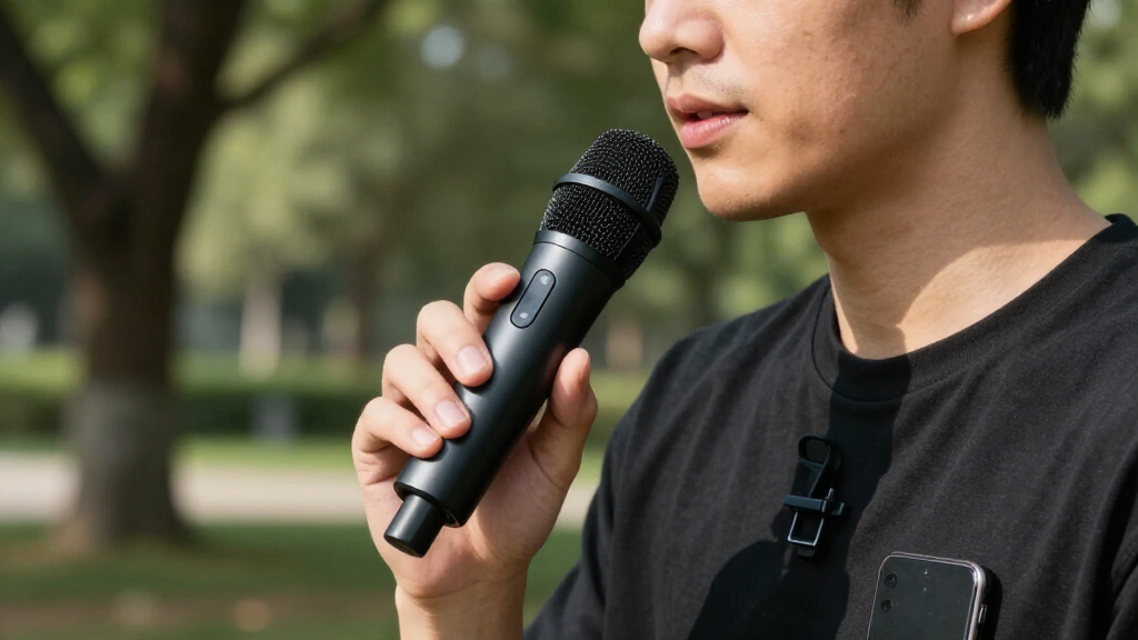 portable wireless microphones