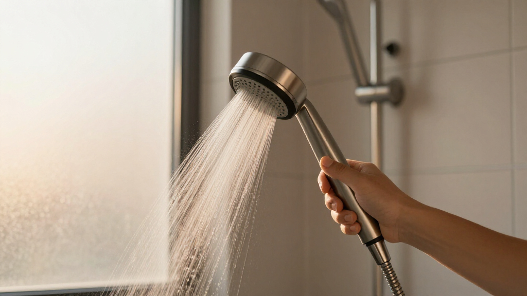 handheld shower heads with hose