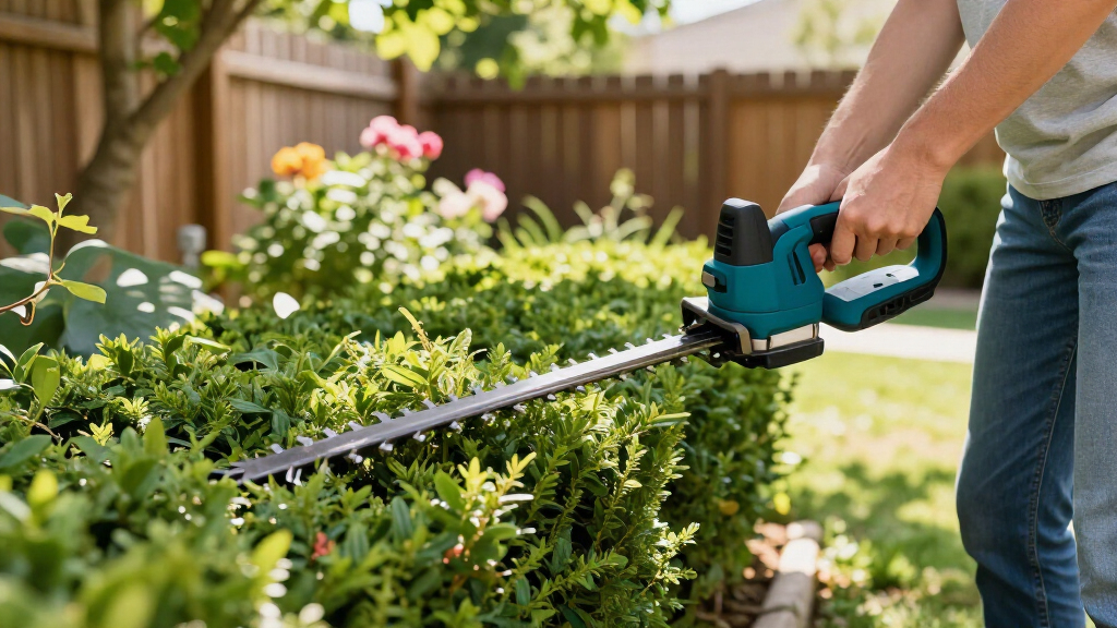 electric hedge trimmers cordless
