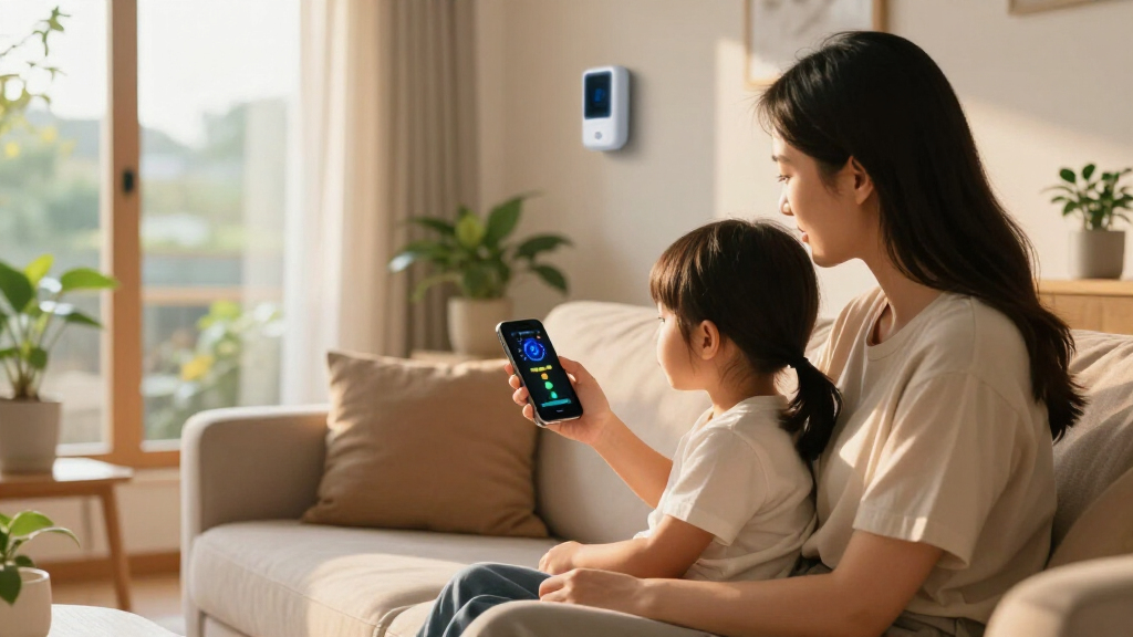 smart air quality monitor for home