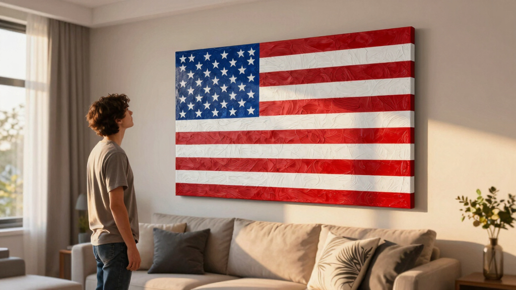 patriotic indoor wall art