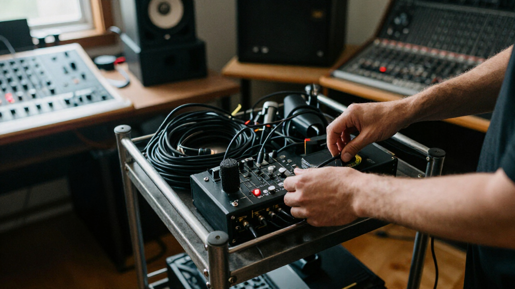 gear cart for studio equipment