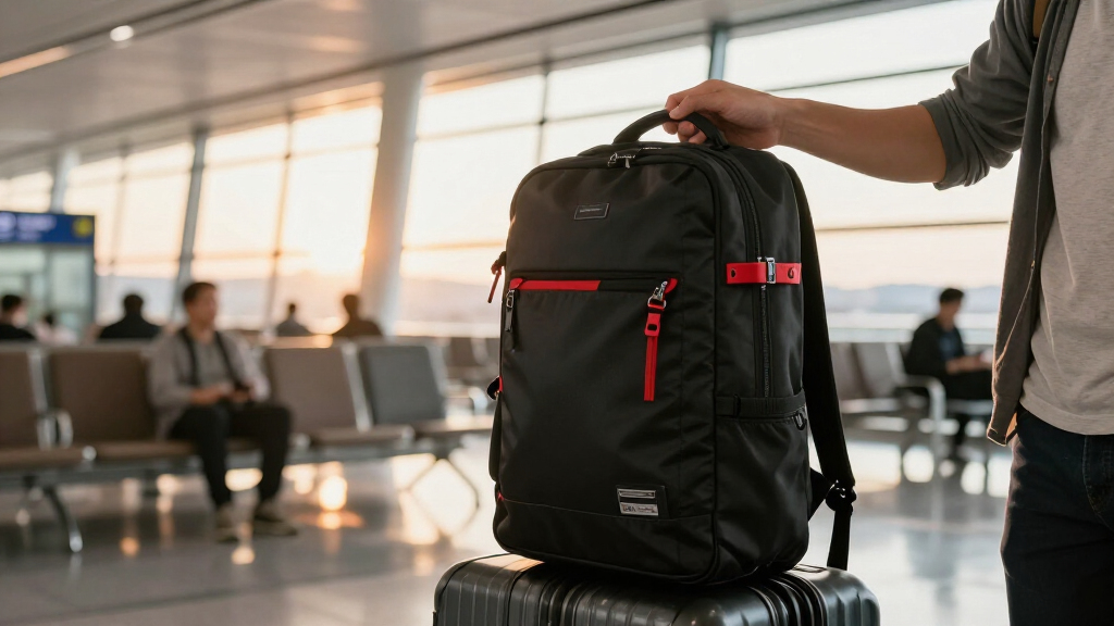 travel backpack for personal item size airline