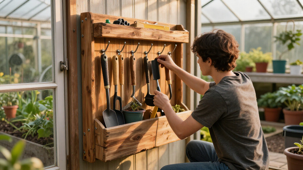 garden tool storage organizers