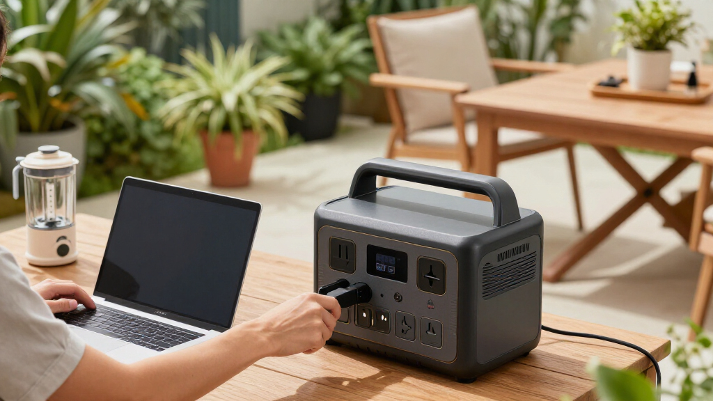 portable power station with extra ac outlets