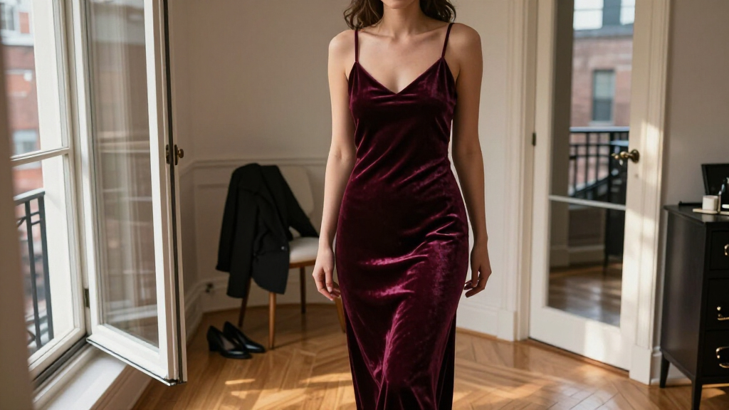 best velvet slip dresses