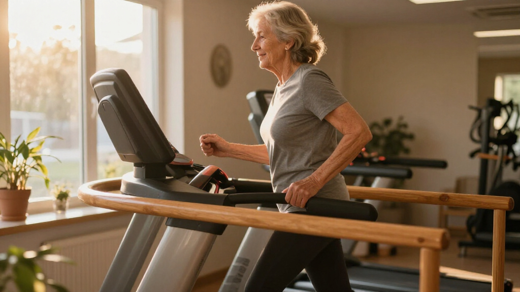 top rated senior treadmills with rails