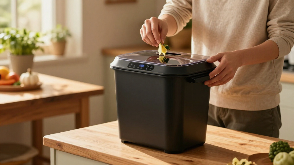 electric compost bin for kitchen