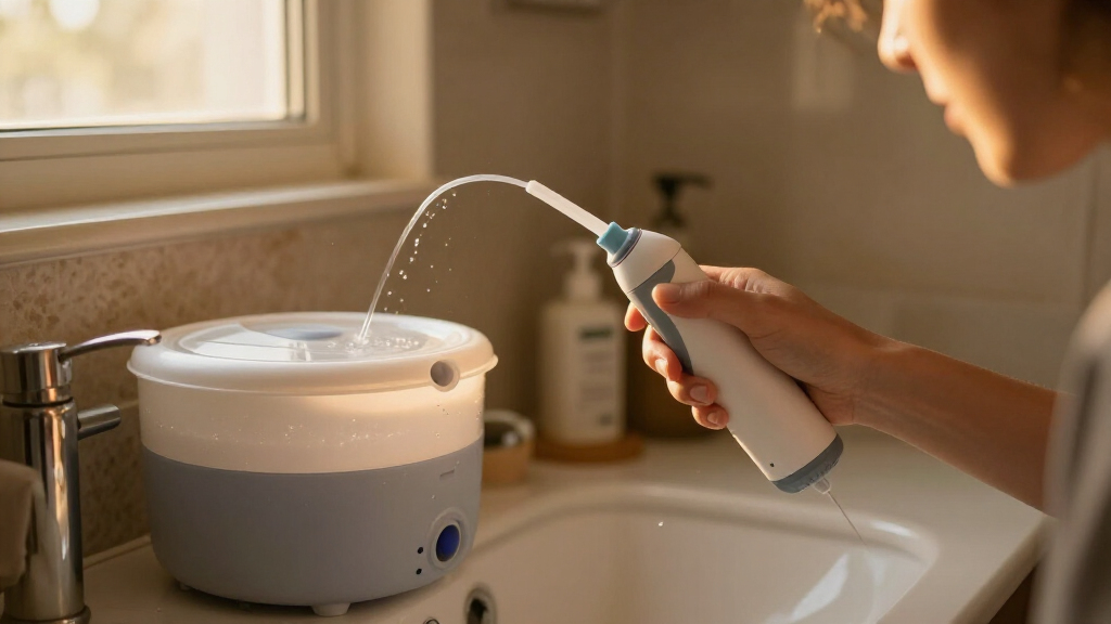 best countertop water flossers with large tanks