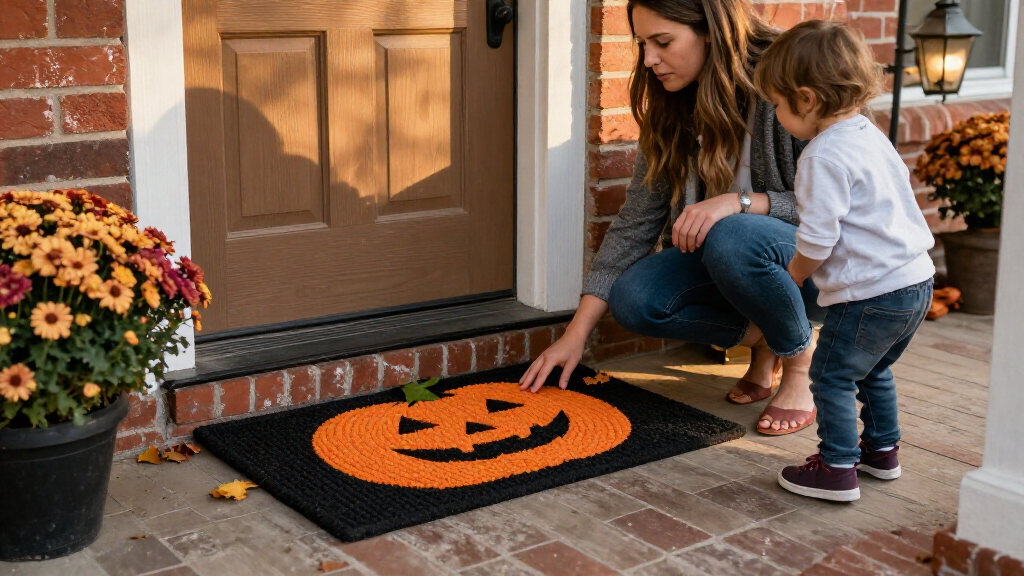 Halloween doormats